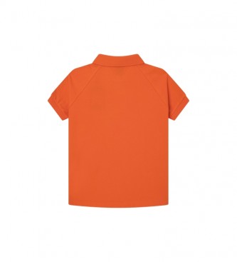 Hackett London Camisa plo laranja AMR