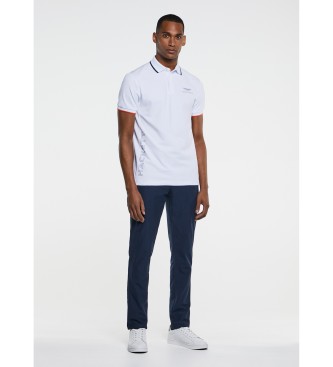 Hackett London Koszulka polo z kołnierzykiem Sport Stripe White