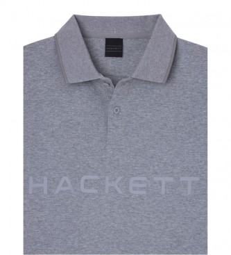 Hackett London Polo Maxi Logo Grijs