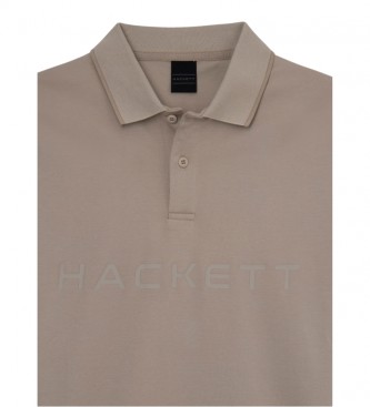 Hackett London Polo Maxi Logo Brown