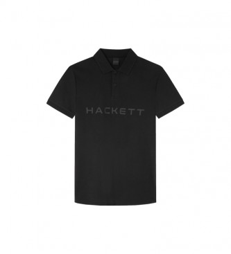 Hackett Polo Maxi Logo Noir