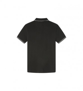Hackett Polo Tipped AMR Black