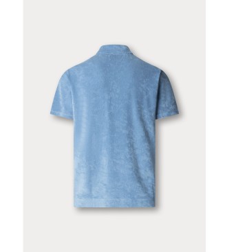 Hackett London Towelling ljusbl� polotr�ja