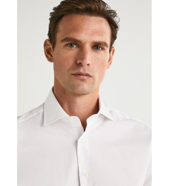 Hackett London Camisa Poplin Blanco
