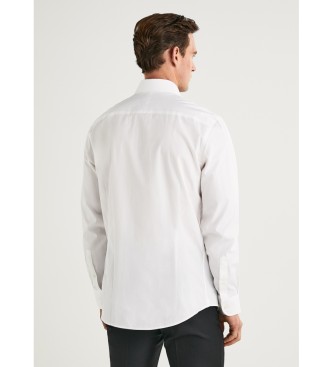 Hackett London Camisa Poplin Blanco