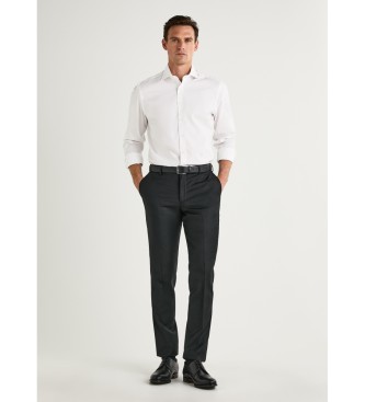 Hackett London Camisa Poplin Blanco