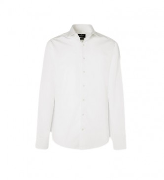 Hackett London Camisa Poplin Blanco