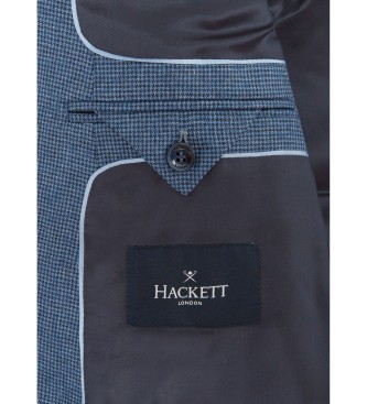 Hackett London Traje Ptooth azul