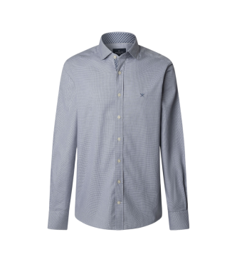 Hackett London Shirt Ptooth Multi blue