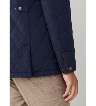 Hackett London jacka i marinblått med vaddering