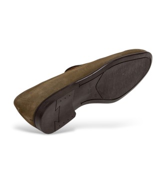 Hackett London Mocasines de Piel Regal Tassel marr�n verdoso