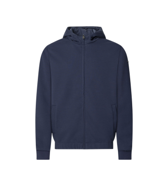 Hackett London Bluza hybrydowa Rev granatowa