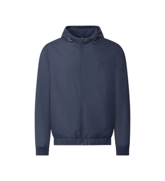 Hackett London Bluza hybrydowa Rev granatowa