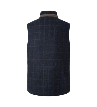 Hackett London Quilted REV Quilted waistcoat navy