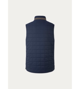 Hackett London Quilted REV Quilted vst marinbl