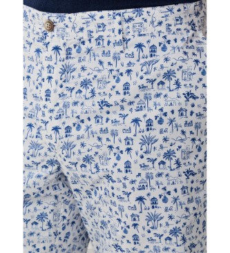 Hackett London Vendbare shorts, hvide