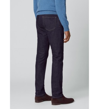 Hackett London Jeans con risciacquo blu scuro