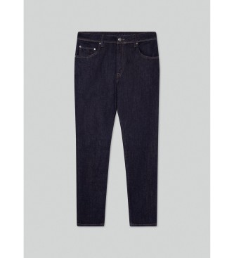 Hackett London Jeans Rinse mornarsko modra