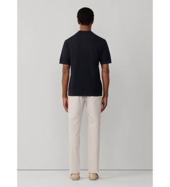 Hackett London Polo Riviera Knit SS navy