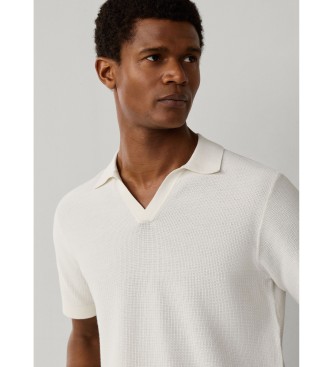 Hackett London Polo Riviera Knit SS white