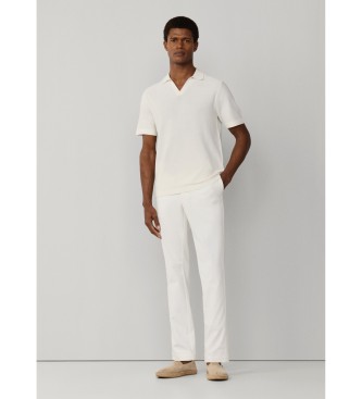 Hackett London Polo Riviera Knit SS white