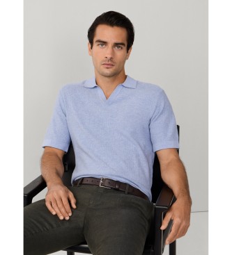 Hackett London Polo Riviera Knit SS blue