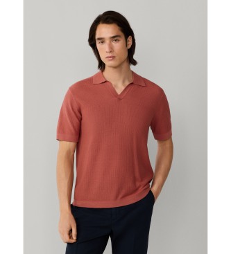 Hackett London Polo Riviera Knit SS red
