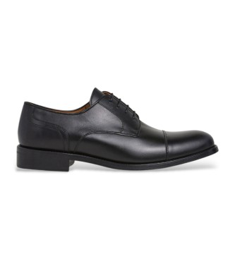 Hackett London Scarpe Derby in pelle nera Royal Laces