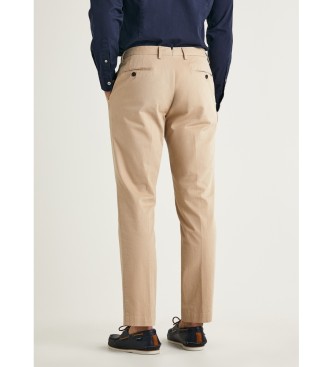 Hackett London Sanderson Hlače Chino bež barve
