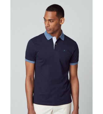 Hackett London Polo Selvedge marino