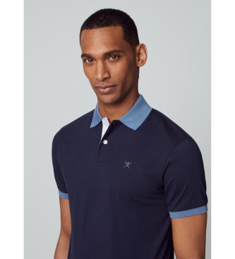 Hackett London Polo Selvedge marino