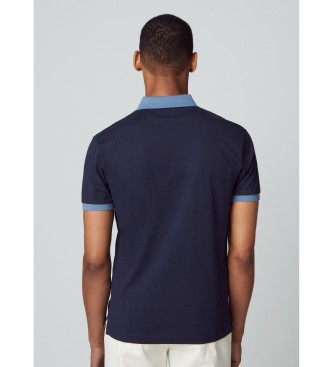 Hackett London Polo Selvedge marino
