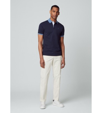 Hackett London Polo Selvedge marino