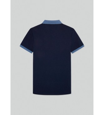 Hackett London Polo Selvedge marino