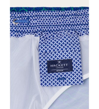 Hackett London Blue Shell Swimsuit