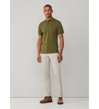 Hackett London Polo Slim Fit Logo verde