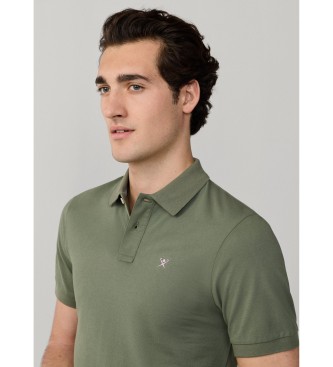Hackett London Polo Slim Fit verde