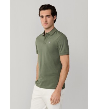 Hackett London Polo Slim Fit verde
