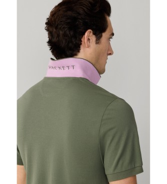 Hackett London Polo Slim Fit verde