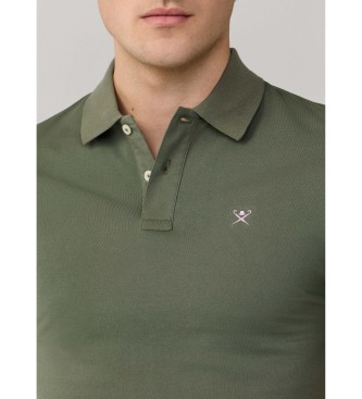 Hackett London Polo Slim Fit verde