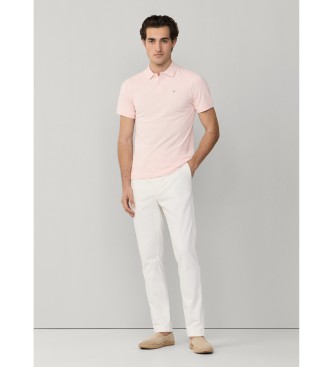 Hackett London Polo Slim Fit Logo roza