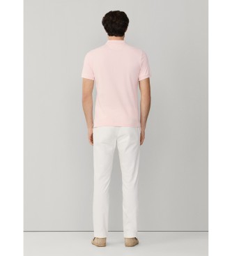 Hackett London Polo Slim Fit Logo roza