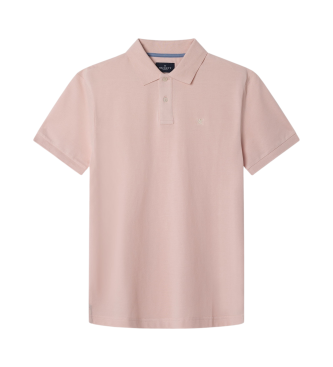 Hackett London Polo rosa slim fit