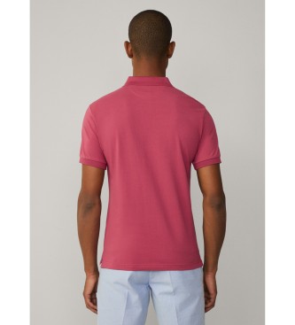 Hackett London Slim fit poloshirt i pink