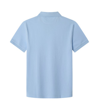 Hackett London Polo Slim Fit Logo azul