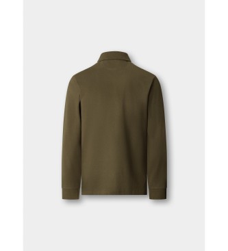 Hackett London Polo Slim Fit Logo zelena