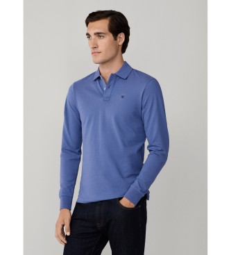 Hackett London Polo Slim Fit Logo azul
