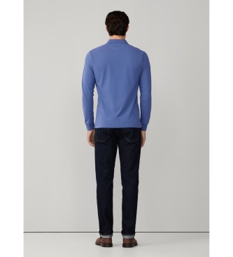 Hackett London Polo Slim Fit Logo azul