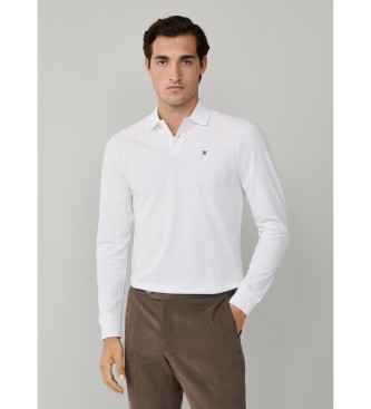 Hackett London Polo Slim Fit Logo white