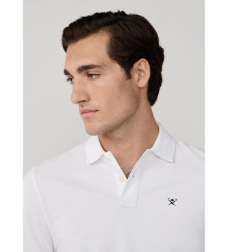 Hackett London Polo Slim Fit Logo white